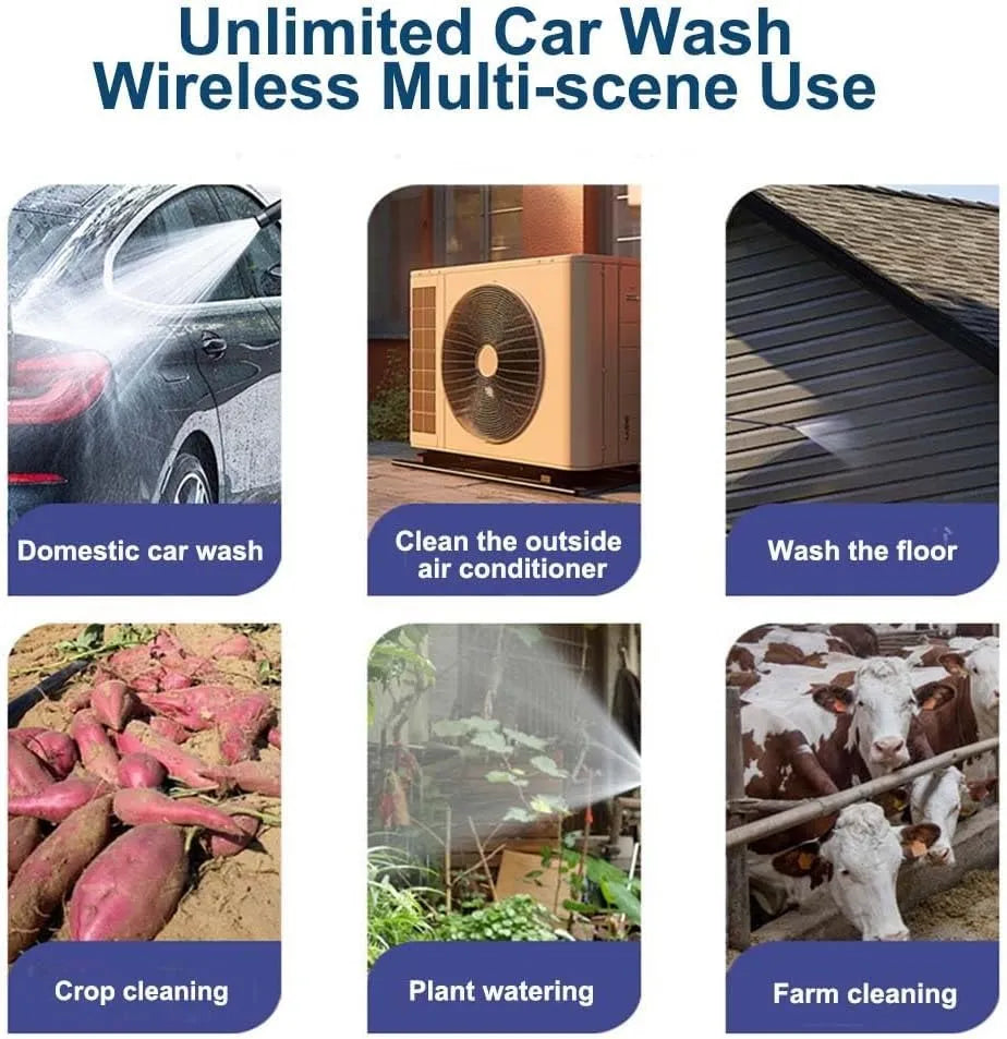 Cordless High-Pressure Washer for Car