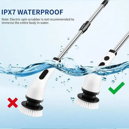 9-in-1 Electric Spin Scrubber