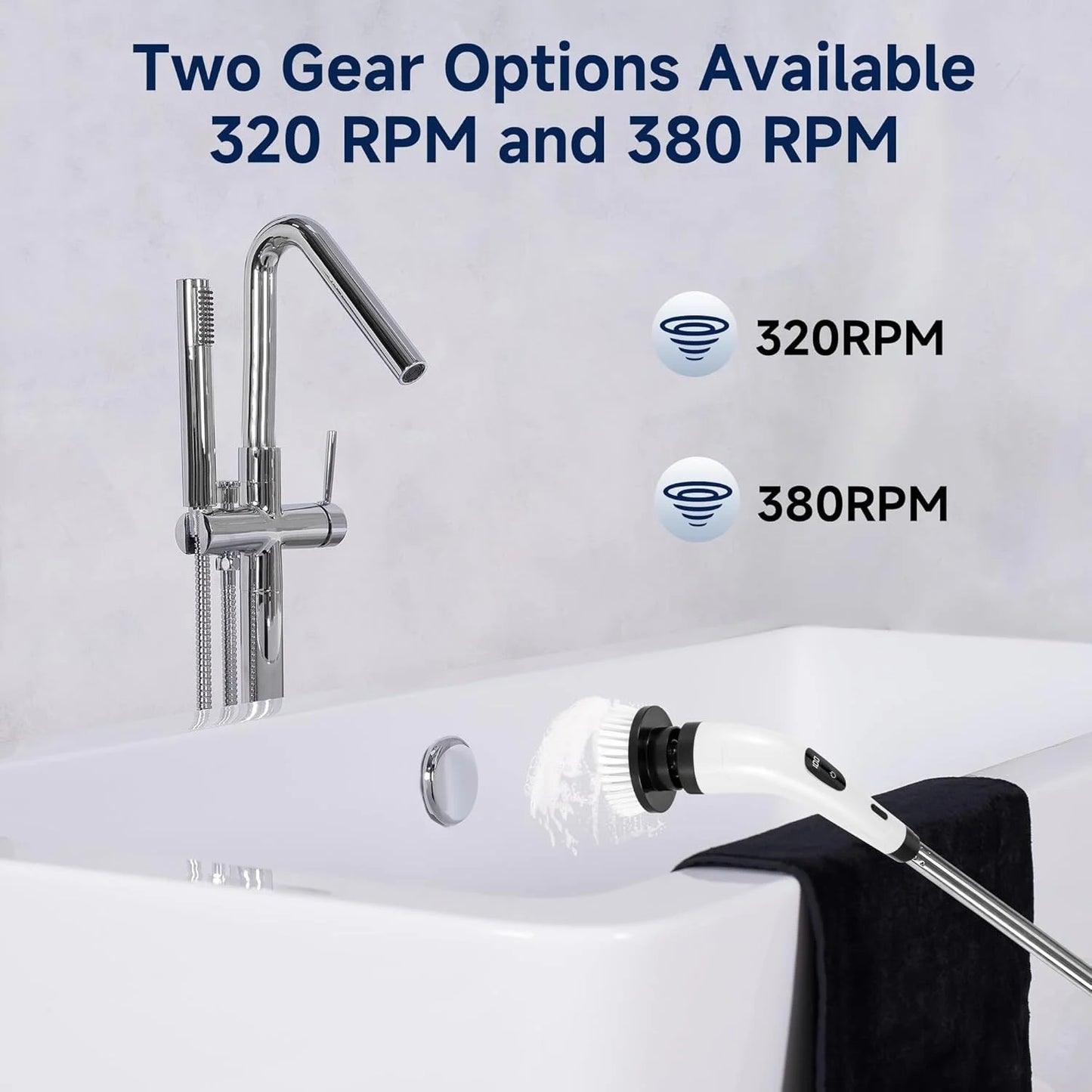 9-in-1 Electric Spin Scrubber