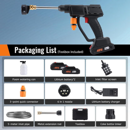 Cordless High-Pressure Washer for Car